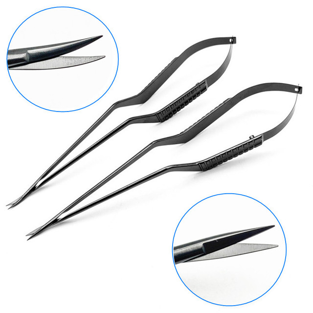 Stainless Steel Microsurgical Scissors Instruments